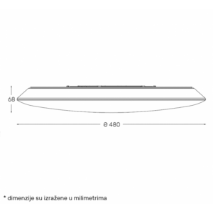 LED PLAFONJERA DCL1213 45W 3000/4000/6500K IP54 18