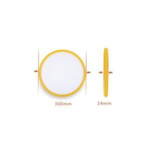 LED PLAFONJERA MOON YELLOW 24W 4000K 18