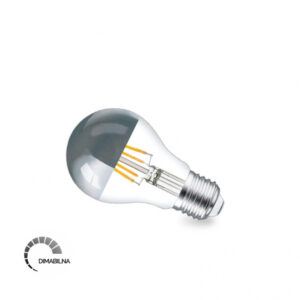 LED SIJALICA FILAMENT DIM A60 6W E27 2700K 600lm TOP SILVER 18