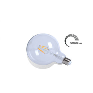 LED SIJALICA FILAMENT DIM G95 4W E27 2700K 400lm 18