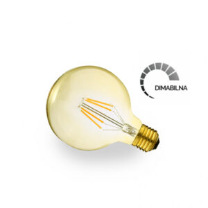 LED SIJALICA FILAMENT DIM G95 4W E27 2700K 400lm AMBER 18