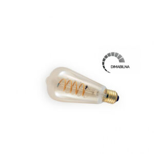 LED SIJALICA FILAMENT DIM ST64 AMBER 4W E27 2200K 250lm 18