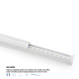 LED SVETILJKA KL T5 0,3m  6W 6500K SILVER 18