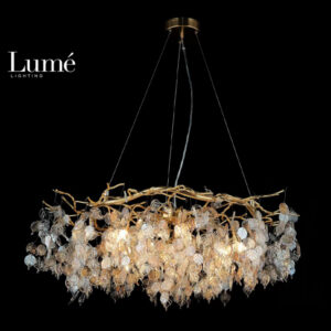 LUNA 213 LUSTER 9*G9 BRONZA 18