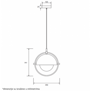 LUNA 290 VISILICA 1*E27 18