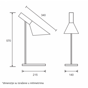 LUNA 295 STONA LAMPA 1*E27 18