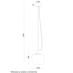 MONARI 25 VISILICA 5W 3000K 18