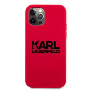 Torbica Karl Lagerfeld Hc Silicone Stack Logo za iPhone 12/12 Pro 6.1 crvena (KLHCP12MSLKLRE) 18