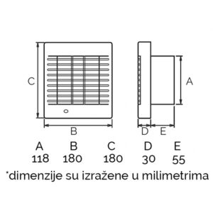 VENTILATOR POLO 5 FI 120 BITON 18