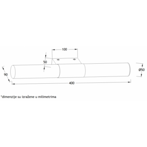 VESTA 146 ZIDNA LAMPA LED 8W 4200K 18