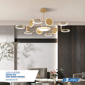 VESTA 370 LUSTER LED 54W 3000K MESING 18