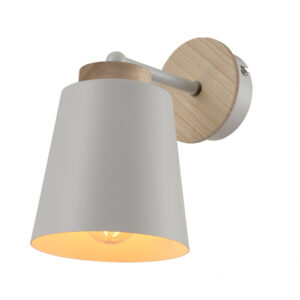 VESTA 425 ZIDNA LAMPA 1*E27 BELA/DRVO 18