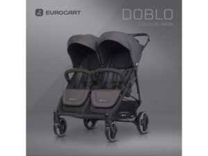 EUROCART Kolica za blizance Doblo Iron 18