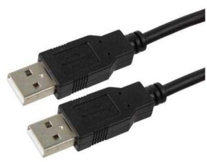 CCP-USB2-AMAM-6 Gembird USB 2.0 Cable A Male – A Male Round 1.80 m Black