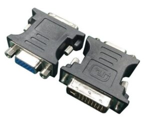 A-DVI-VGA-BK Gembird Adapter DVI-I 24+5-pin male to VGA 15-pin HD (3 rows) female, black DVI-I 18