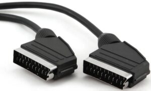 CCV-518 Gembird SCART plug to SCART plug kabl 1.8m 18