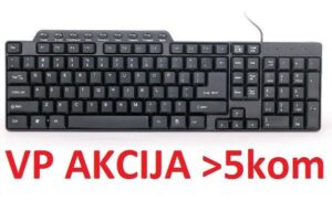 KB-UM-104 Gembird Multimedijalna tastatura US layout black USB 18