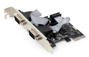 SPC-22 Gembird 2 serial port PCI-Express add-on card, with extra low-profile bracket A 18