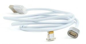 x-CC-USB2-AMLMM-1M * Gembird Magnetic USB 8-pin male cable, silver, 1m (269)