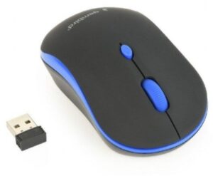 MUSW-4B-03-B Gembird Bezicni mis 2,4GHz opticki USB 800-1600Dpi black/blue 103mm 18