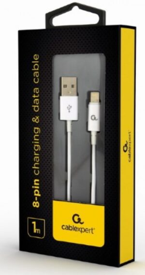 CC-USB2P-AMLM-1M-W Gembird 8-pin charging and data cable, 1m, white 18