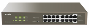 Tenda TEG1116P-16-150W LAN 16-Port 10/100/1000M Base-TX Ethernet ports Switch 18