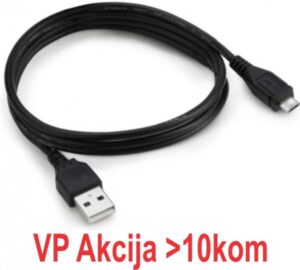 CCP-mUSB2-AMBM-1M** Gembird USB 2.0 A-plug to Micro usb B-plug DATA cable 1M BLACK (60) 18