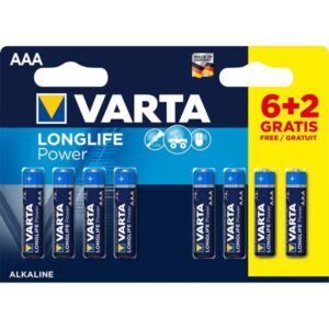 VARTA-4903SO AAA 1.5V LR03 MN2400, PAK8 CK, ALKALNE baterije LONGLIFE POWER 18