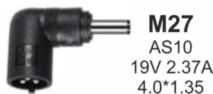 NPC-AS10 (M27) Gembird konektor za punjac 45W-19V-2.37A, 4.0×1.35mm 18