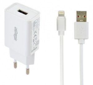 x-EG-UCSET-8P-MX BELI Gembird punjac za telefone i tablete iPhone/iPad 5V/2.1A USB+8-pin USB kabl 1M