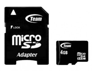 TeamGroup MICRO SDHC 4GB CLASS 10+SD Adapter TUSDH4GCL1003 18