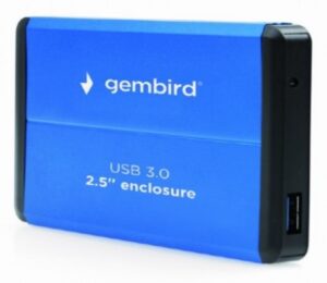 EE2-U3S-2-B Gembird USB 3.0 Externo kuciste za 2.5 SATA hard diskove plavi FO 18