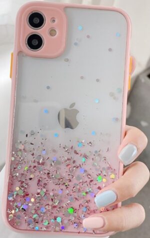 MCTK6-IPHONE 7/8/SE 2020 * Furtrola 3D Sparkling star silicone Pink (139)