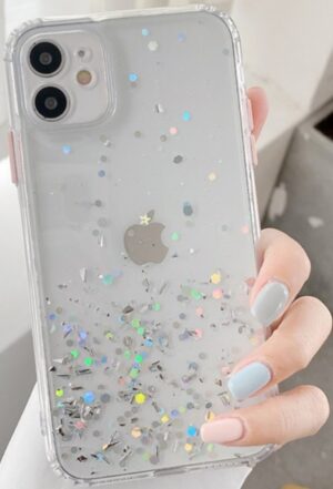 MCTK6-IPHONE 12 Pro * Furtrola 3D Sparkling star silicone Transparent (139) 19