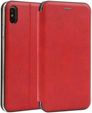 MCLF11-IPHONE XS Max * Futrola Leather FLIP Red (149) 18