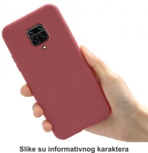 MCTK4-XIAOMI Redmi Note 9T * Futrola UTC Ultra Tanki Color silicone Red (59) 18