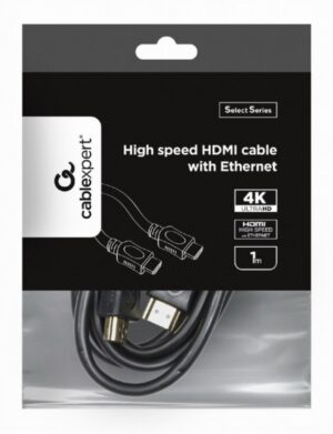 CC-HDMI4L-1M Gembird HDMI kabl v.2.0 ethernet support 3D/4K TV 1m FO 18