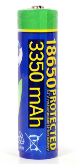 EG-BA-18650/3350 ENERGENIE Lithium-ion 18650 battery, protected, 3350 mAh 18