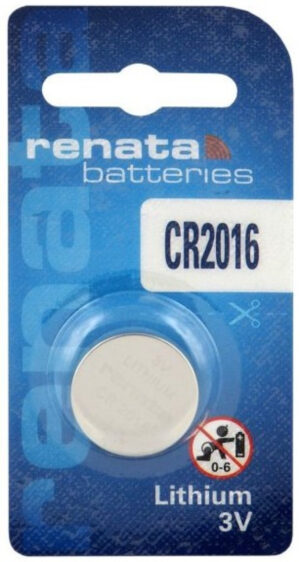 Renata baterija CR 2016 3V Litijum baterija dugme, Pakovanje 1kom 18