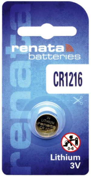 Renata baterija CR 1216 3V Litijum baterija dugme, Pakovanje 1kom 18