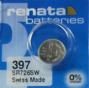 Renata baterija 397 1,55V Srebro oksid dugme baterija za SAT, Pakovanje 1kom 18