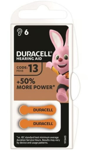 Duracell Hearing Aid ZA13 1,45V baterija za slusni aparat PAK6 18
