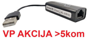NIC-U6** Gembird USB 2.0 to Fast Ethernet LAN adapter 10/100 white,  mrezna kartica (399) 18