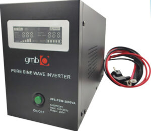 UPS-PSW-2000VA GMB LONG, cist sinusni pretvarac sa produzenom autonomijom 1400W-220V/24V