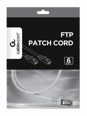 PP6-3M/W Gembird Mrezni kabl, CAT6 FTP Patch cord 3m white 18