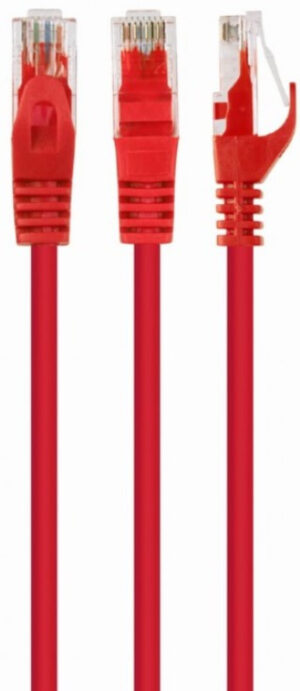 PP6U-0.25M/R Gembird Mrezni kabl, CAT6 UTP Patch cord 0.25m red 18