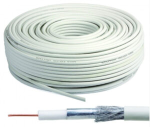 KABL-COAX-RG6/100 white (X553) koaksialni kabl RG6 bez konektora, conductivity 18%,6.5mm,100m 18