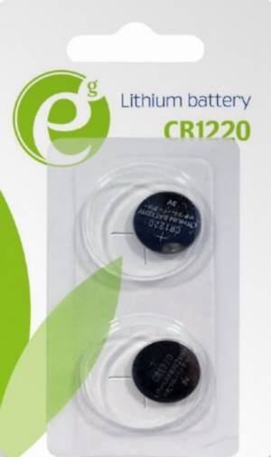 EG-BA-CR1220-01 ENERGENIE CR1220 Lithium button cell battery 3V PAK2 18