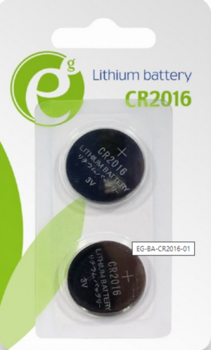 EG-BA-CR2016-01 ENERGENIE CR2016 Lithium button cell 3V PAK2 CK 18