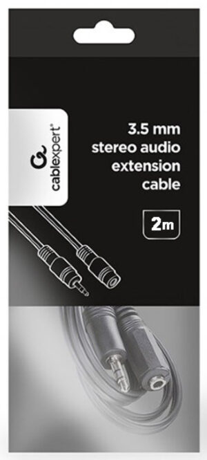 CCA-423-2M Gembird 3.5mm musko-zenski stereo kabl 2m 18